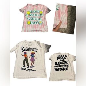 Zara 13-14 girls California & smiley shirt bundle